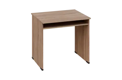 CPC 18 - 8 stůl kancelářský, dřevěná podnož, deska 18 mm, široký 800 mm, dub bardolino